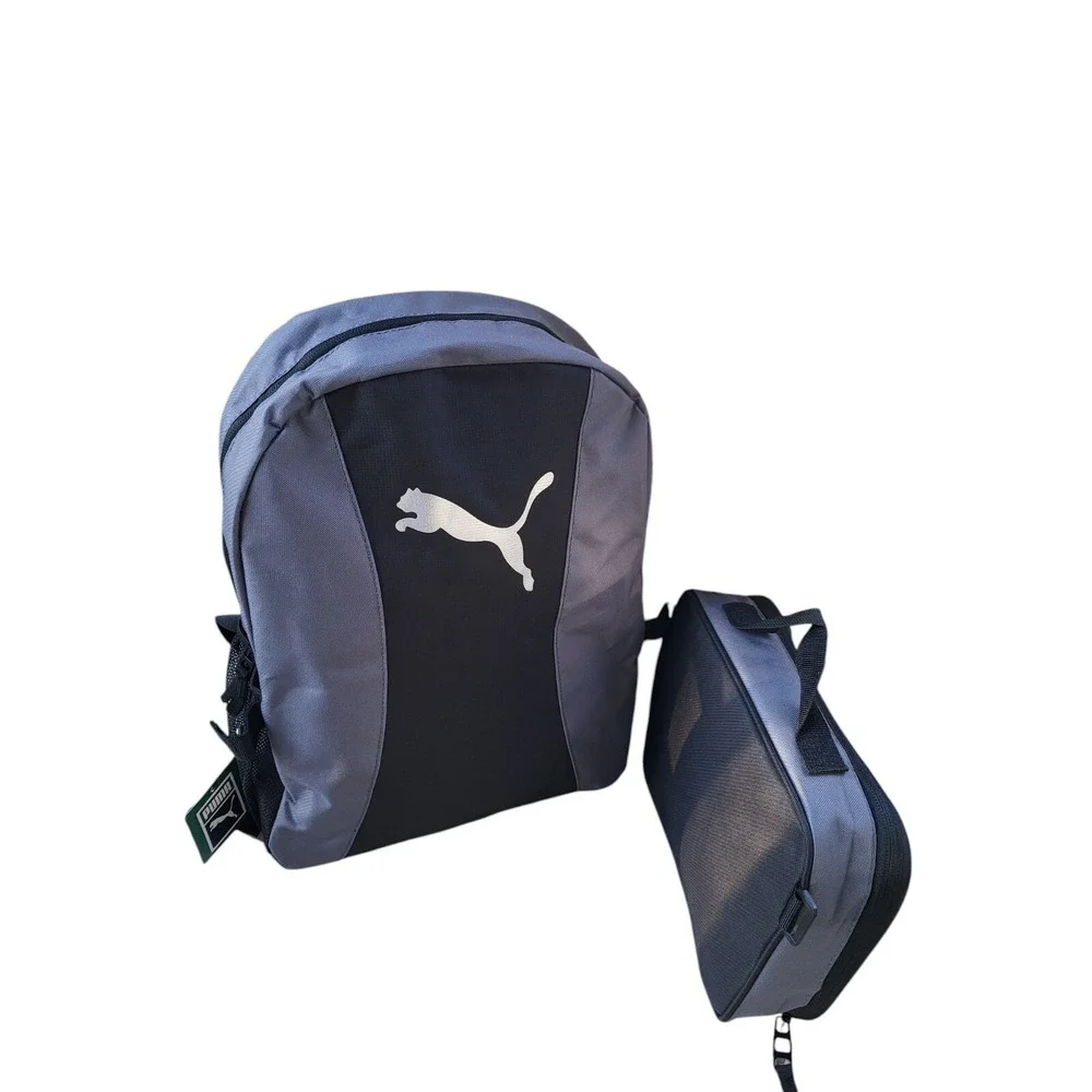 PUMA Backpack & Lunch Kit Combo Medium Grey One Size School Travel
